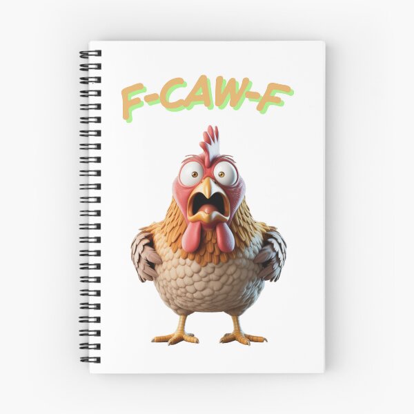 Item preview, F-CAW-F crazy Screaming Chicken Pun designed and sold by w66aboo.