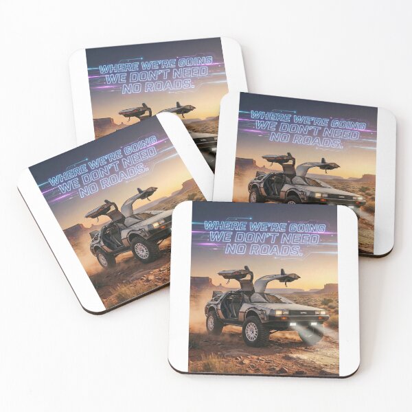 Item preview, Off road Delorean designed and sold by Funktastic Designs.