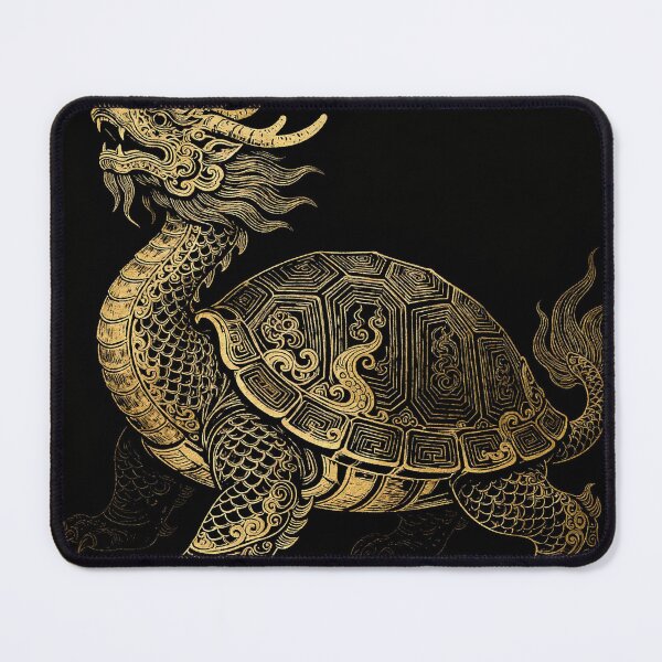 Item preview, Majestic Golden Dragon Turtle Mythical Beast designed and sold by zzz888.