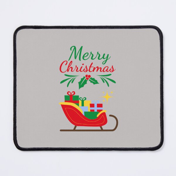 Item preview, Festive Sleigh of Gifts Christmas Design, Merry Christmas Sleigh & Presents Illustration, Colorful Christmas Sleigh with Presents designed and sold by GDbanners.