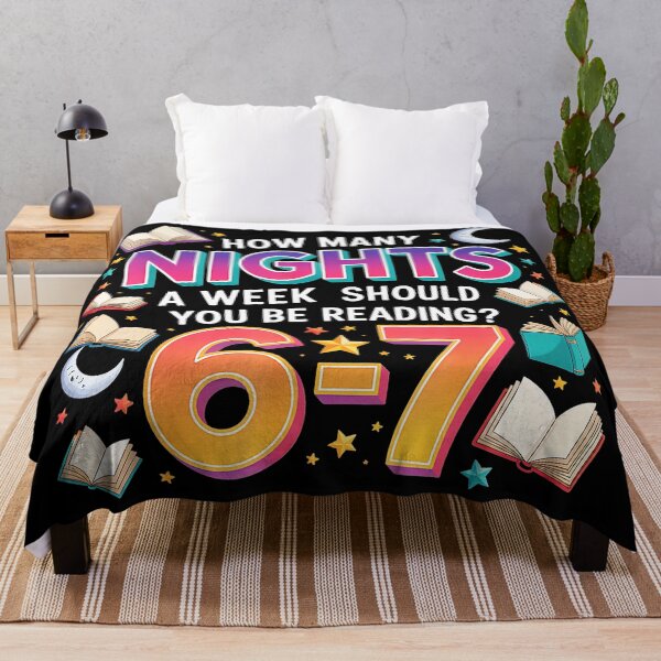 Item preview, How Many Nights A Week Should You Be Reading 67 Meme  designed and sold by gladysenglish.