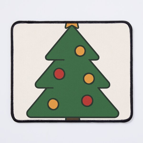 Item preview, Christmas Tree Icon with Simple Ornaments designed and sold by Fernova.