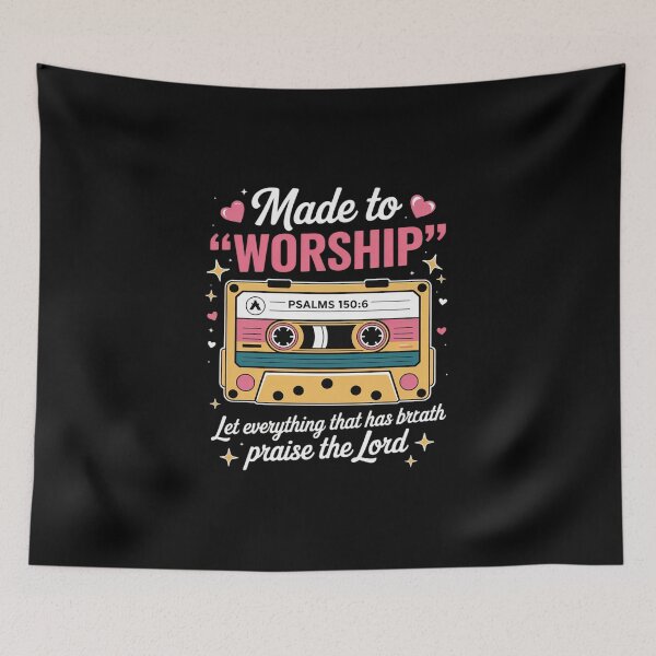 Item preview, Cassette Made to Worship Psalms 150 6 Christian Music  designed and sold by MicanCuteStore.