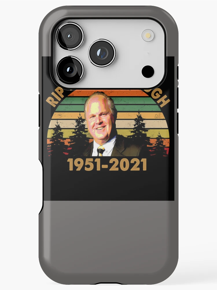 Thumbnail 1 of 4, iPhone Case, RIP-RUSH-LIMBAUGH designed and sold by InaLinbdemann.