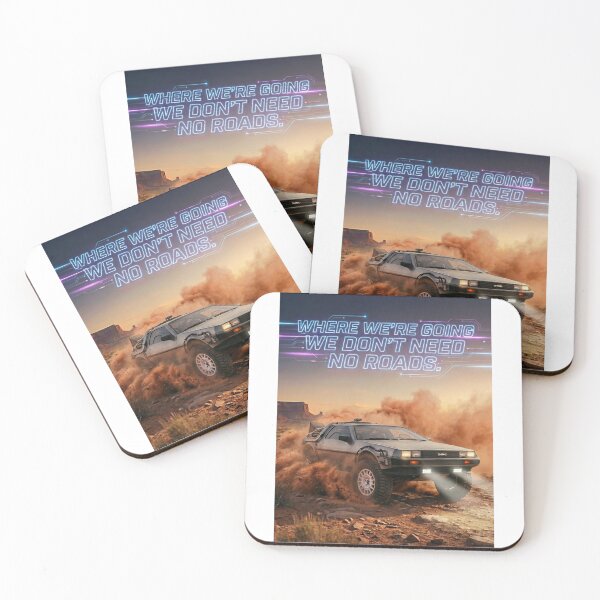Item preview, Skidding Off road Delorean designed and sold by Funktastic Designs.