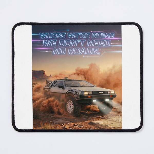 Item preview, Skidding Off road Delorean designed and sold by Funktastic Designs.