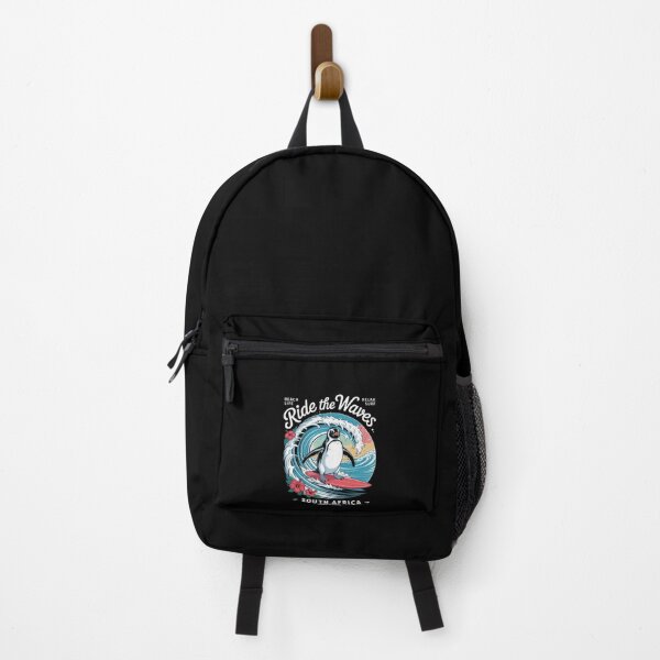 Item preview, Penguin Surfing Waves South Africa Cape Cod Surfs Up Fun  designed and sold by namibambam.