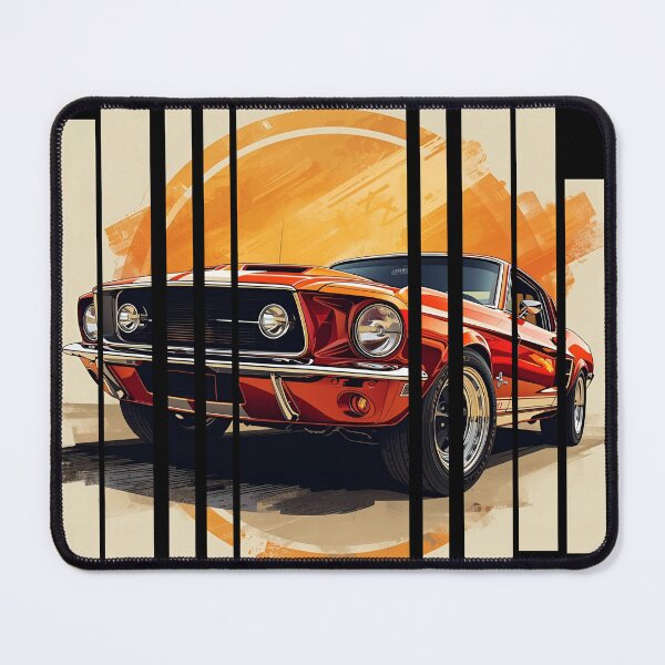 Item preview, For Mustan Fastbac 1967, retro illustration 4 designed and sold by Neon G.