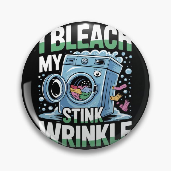 Item preview, I Bleach My Stink Wrinkle Adults Gag Humor  designed and sold by lilLilaBatArt.