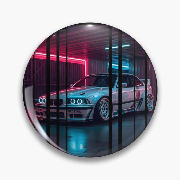 Item preview, B.W36 Power of the 3 series coupe with wide body kit, street racing vibe, high contrast neon colors 10 designed and sold by Neon G.