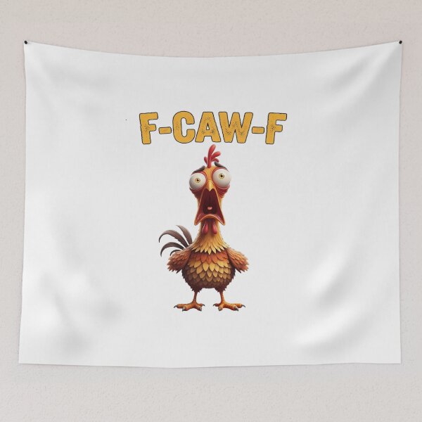 Item preview, F-CAW-F crazy Screaming  cursing chicken designed and sold by w66aboo.