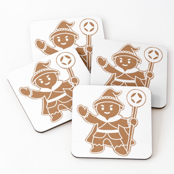 Item preview, Gingerbread Warlock – Cute Magical Holiday Cookie Character designed and sold by Shelb136.