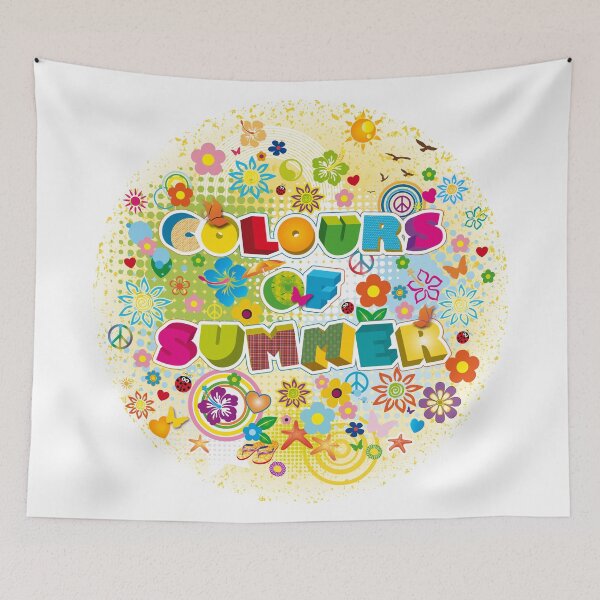 Item preview, Colors of summer flowers butterflies designed and sold by Helen-Storm.