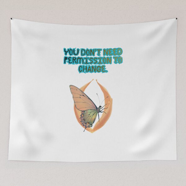 Item preview, You Need No Permission To Change self worth designed and sold by SloganSauce.