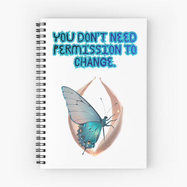 Item preview, You Need No Permission To Change empowering quote designed and sold by SloganSauce.