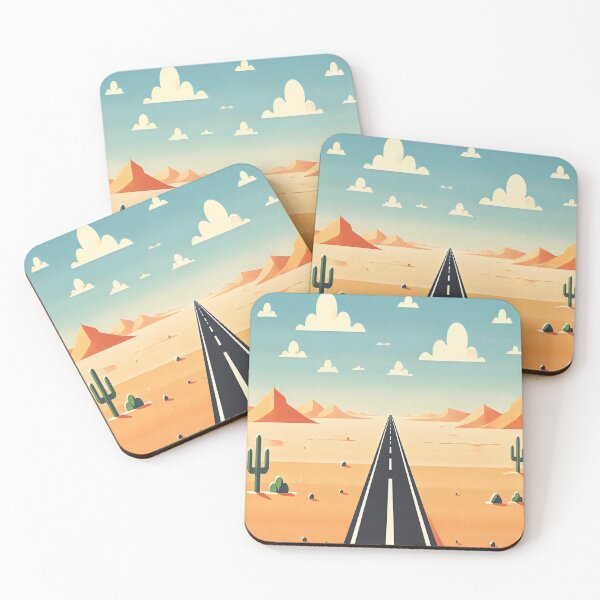 Item preview, Minimal Cactus Highway Art designed and sold by DreamPixAtelier.