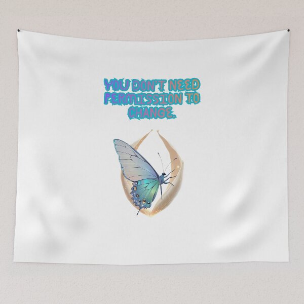 Item preview, You Need No Permission To Change independence message designed and sold by SloganSauce.