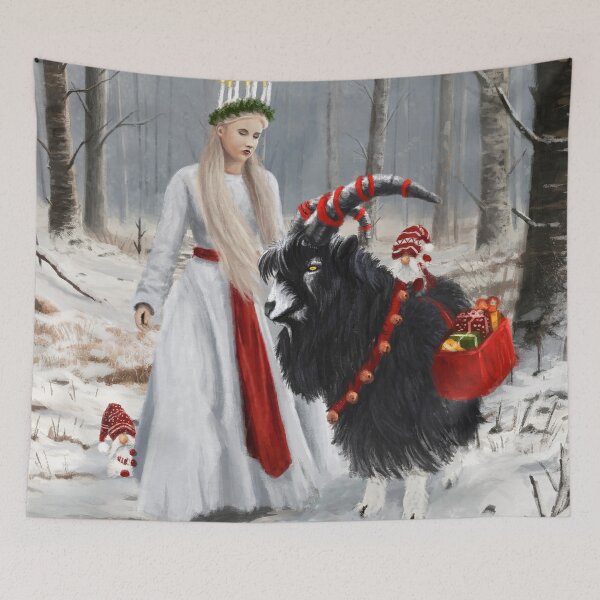 Item preview, The Yule Goat's First Delivery designed and sold by Art of Neale Rundgren.