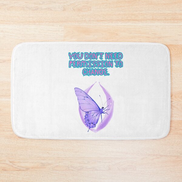 Item preview, You Need No Permission To Change deep motivation designed and sold by SloganSauce.