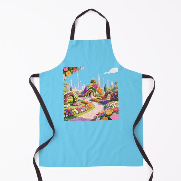 Item preview, Dubai Miracle Garden 3D Sketch – Colorful Floral Paradise Illustration , designed and sold by PaintMeWorld.