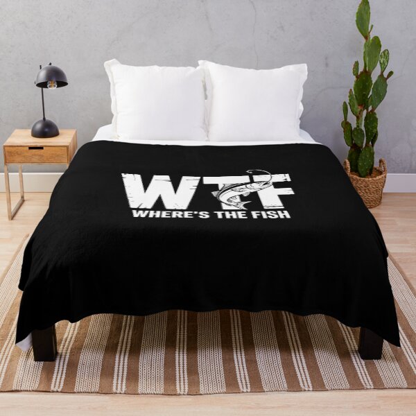 Item preview, WTF Where's The Fish Men's Funny Fishing Gifts Fathers Day designed and sold by visionnen.