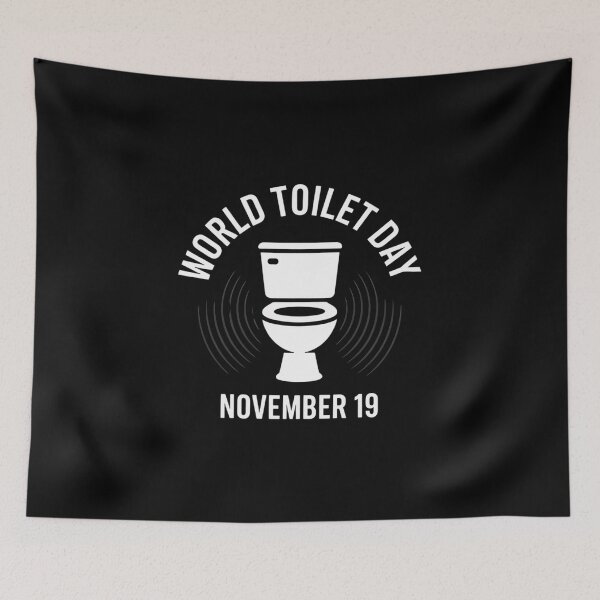 Item preview, World Toilet Day  designed and sold by IhanVaanMaArt.