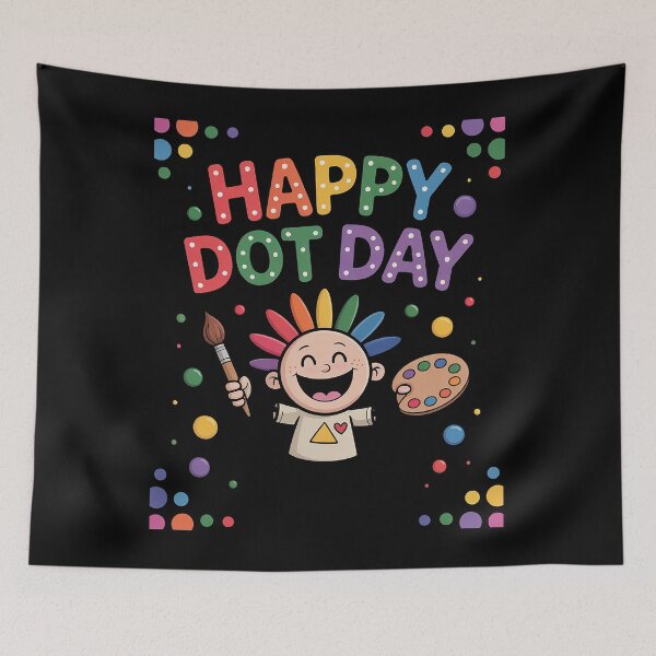 Item preview, World Dot Day Kids Colorful Polka Dot Happy Dot Day Kids  designed and sold by FortuneFull.