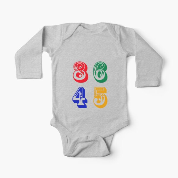 86 45 - IMPEACH TRUMP Long Sleeve Baby One-Piece