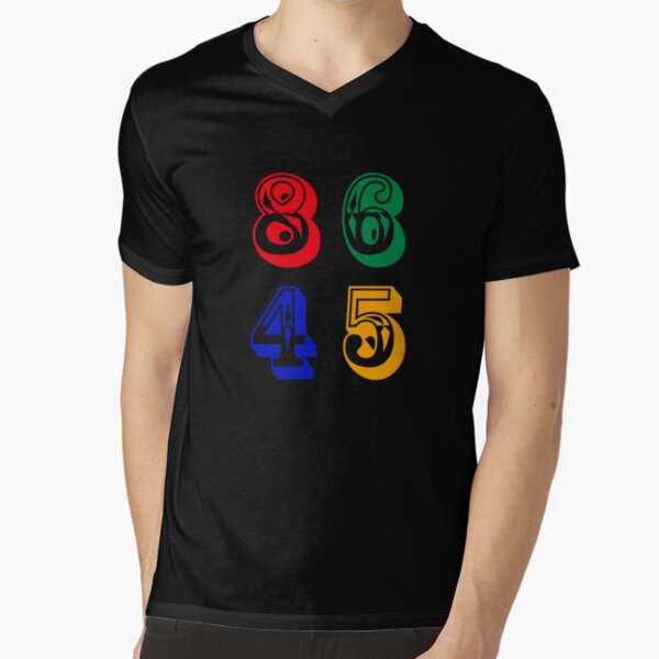 86 45 - IMPEACH TRUMP V-Neck T-Shirt