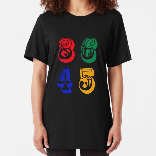 86 45 - IMPEACH TRUMP Slim Fit T-Shirt