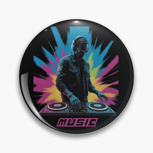 Item preview, Music DJ Mixing With Vibrant Colors designed and sold by 140bpmmusic.