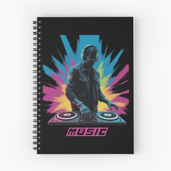 Item preview, Music DJ Mixing With Vibrant Colors designed and sold by 140bpmmusic.
