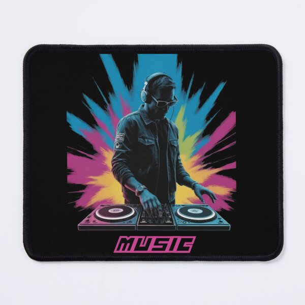 Item preview, Music DJ Mixing With Vibrant Colors designed and sold by 140bpmmusic.