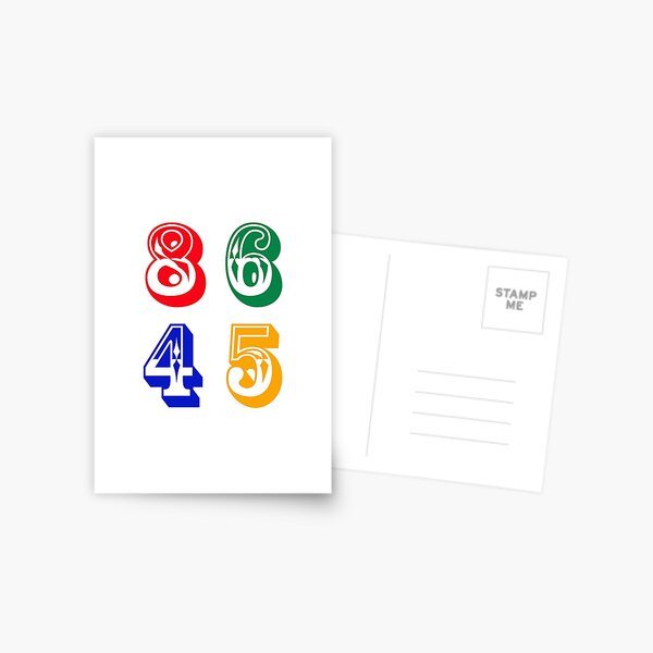 86 45 - IMPEACH TRUMP Postcard