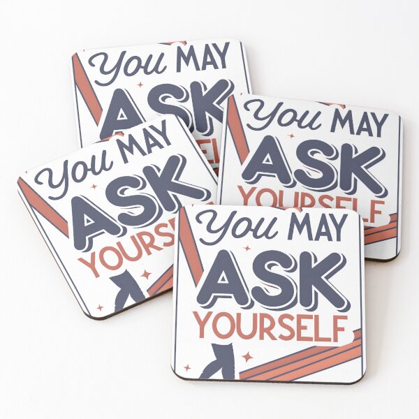 Item preview, You May Ask Yourself Retro Design designed and sold by Trendmingles.