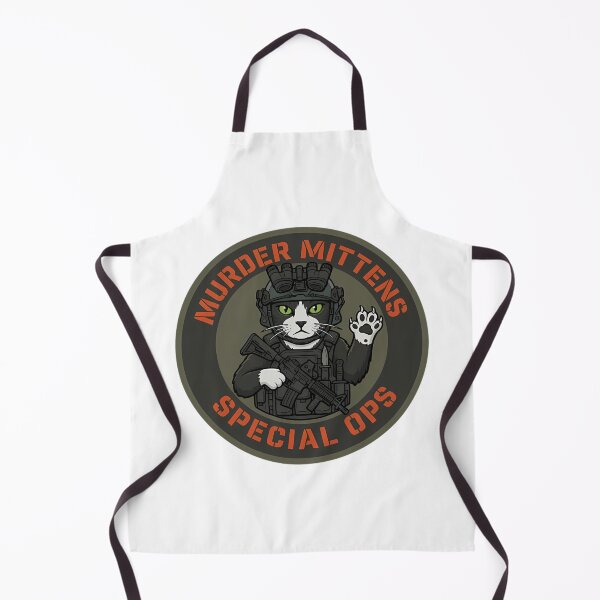Item preview, Funny Murder Mittens Special Ops Tactical Cat designed and sold by Mason-Pride.