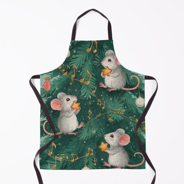 Item preview, Mouse Choir in the Tree – Cottagecore Christmas Carolers designed and sold by Deezyned.