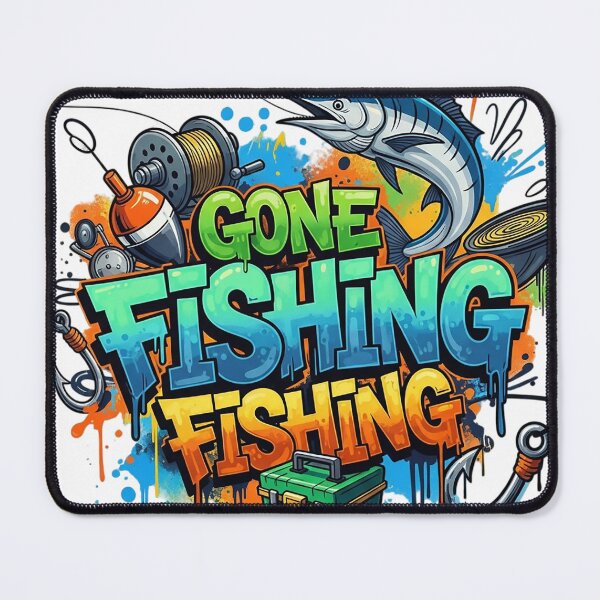 Item preview, Urban Angler Spirit: Vibrant Graffiti Catch Art designed and sold by newvisionart191.