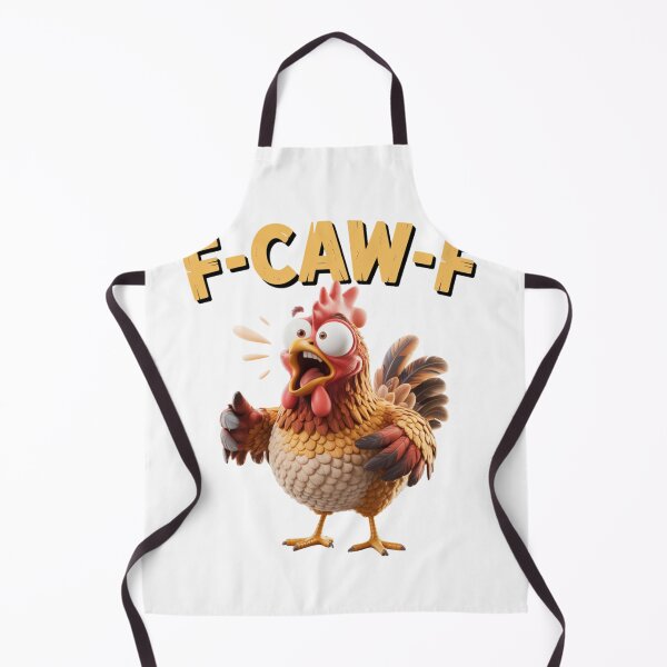 Item preview, F-CAW-F crazy Screaming Chicken sarcastic designed and sold by w66aboo.