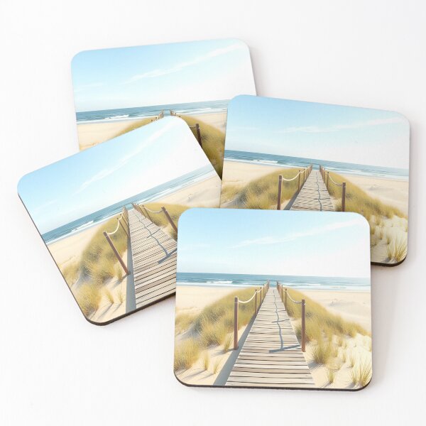 Item preview, Wooden Boardwalk Coastal Art designed and sold by DreamPixAtelier.