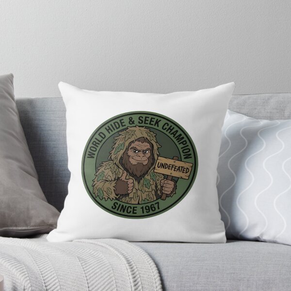 Item preview, Funny Bigfoot Hide & Seek Champion Cryptid Humor designed and sold by Mason-Pride.