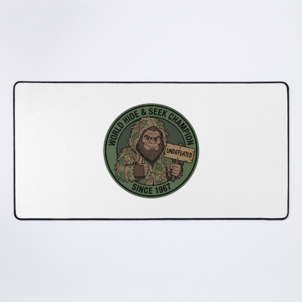 Item preview, Funny Bigfoot Hide & Seek Champion Cryptid Humor designed and sold by Mason-Pride.