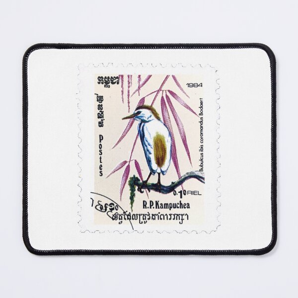 Item preview, Kampuchea Cambodia Ibis Vintage Postage Stamp designed and sold by red-amber65.