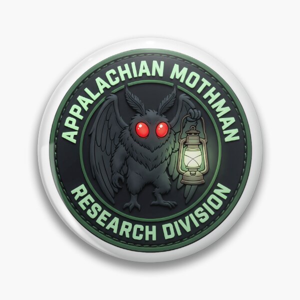 Item preview, Appalachian Mothman Research Division Cryptid Funny Mothman designed and sold by Mason-Pride.