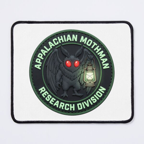 Item preview, Appalachian Mothman Research Division Cryptid Funny Mothman designed and sold by Mason-Pride.