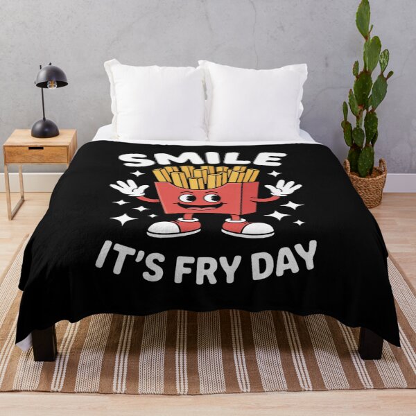 Item preview, Womens Smile It's Fry Day French Fries Fast Food Lover designed and sold by LKappa3Faber.