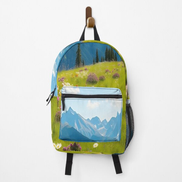 Item preview, Wildflowers and Mountain Peaks designed and sold by DreamPixAtelier.