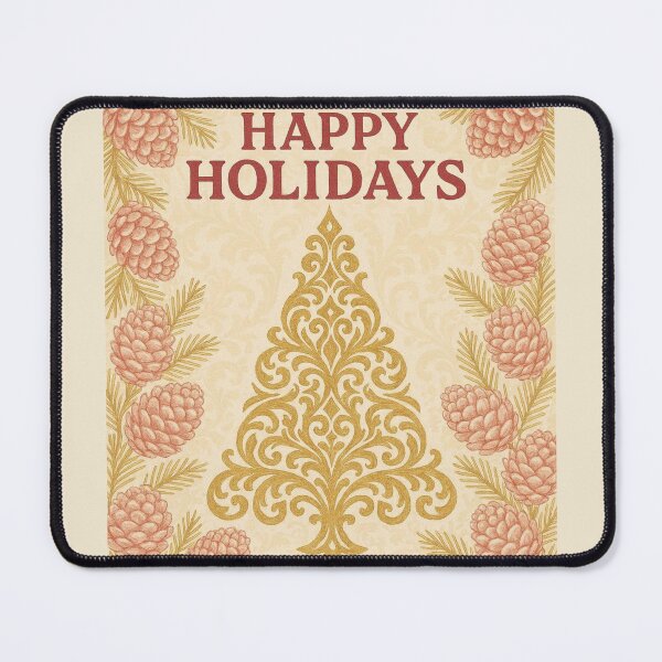 Item preview, Baroque Christmas Tree - Happy Holidays designed and sold by DesignsByPrnces.