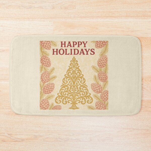 Item preview, Baroque Christmas Tree - Happy Holidays designed and sold by DesignsByPrnces.