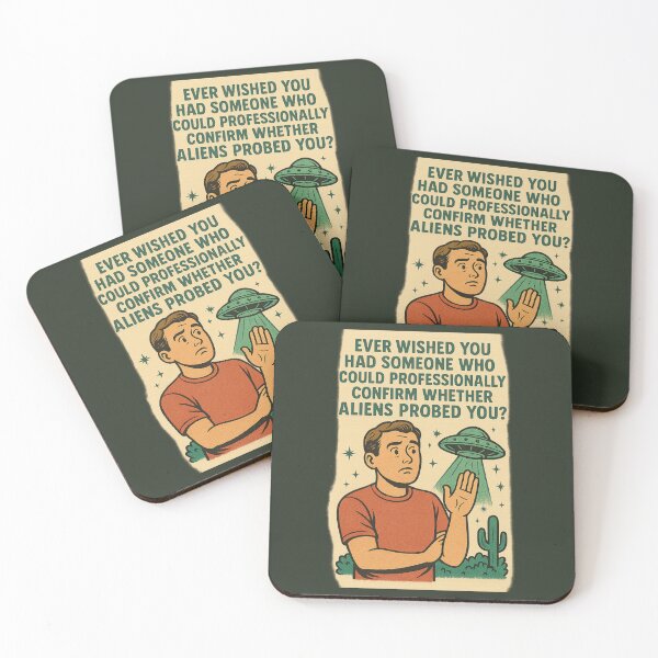 Item preview, Retro Alien Probe Confirmation – Vintage Sci-Fi Humor Comic Design designed and sold by Planthem.